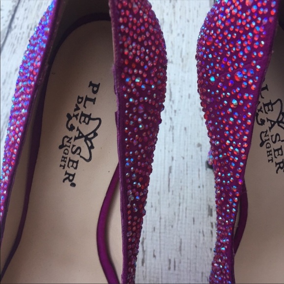 Pleaser Day & Night Prestige 20 Rhinestone Heels - Picture 3 of 7